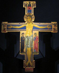 Berlinghiero Berlinghieri, Croce di Lucca, 1210/1220, Tempera e oro su tavola, Lucca, Museo nazionale di Villa Cunigi