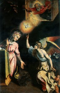 Giovanni de Gregorio, detto il Pietrafesa, Annunciazione della Vergine, 1612, Potenza, chiesa di San Michele