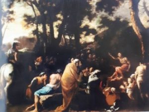 fig. 4 - Salvator Rosa - Il sermone di San Giovanni Battista - 115 - 150 - siglato S.R.